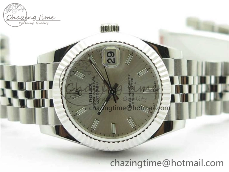 Vibrant Datejust 31mm 278271 SS BP Maker Best Edition Silver Sticks Marker Dial on Jubilee Bracelet 10408