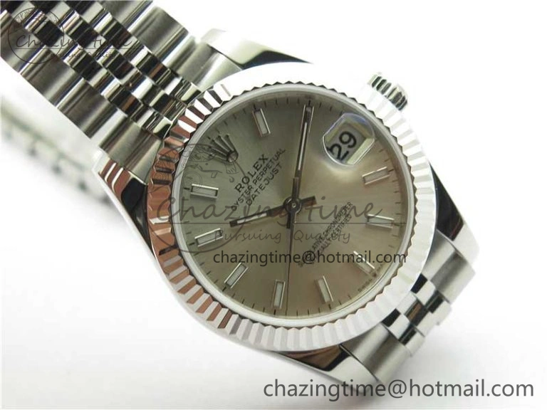 Vibrant Datejust 31mm 278271 SS BP Maker Best Edition Silver Sticks Marker Dial on Jubilee Bracelet 10408