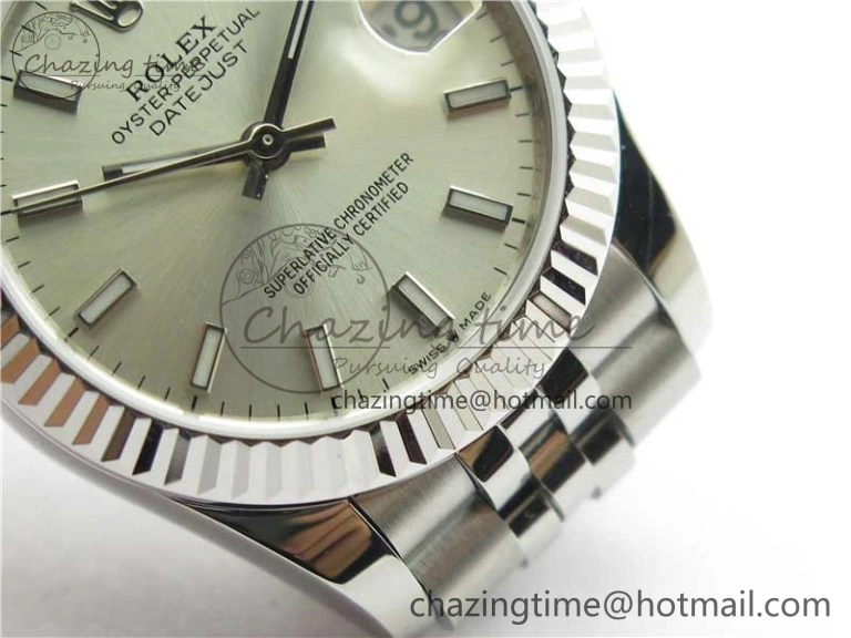 Vibrant Datejust 31mm 278271 SS BP Maker Best Edition Silver Sticks Marker Dial on Jubilee Bracelet 10408