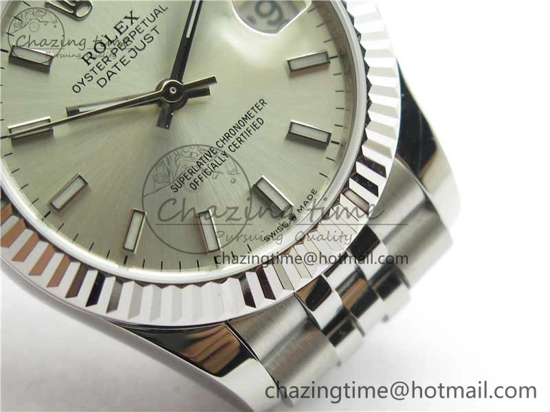 Vibrant Datejust 31mm 278271 SS BP Maker Best Edition Silver Sticks Marker Dial on Jubilee Bracelet 10408