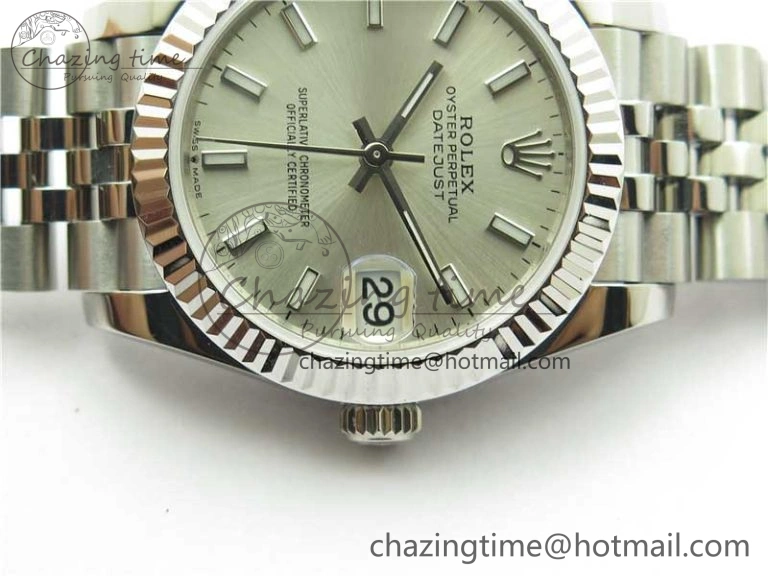 Vibrant Datejust 31mm 278271 SS BP Maker Best Edition Silver Sticks Marker Dial on Jubilee Bracelet 10408
