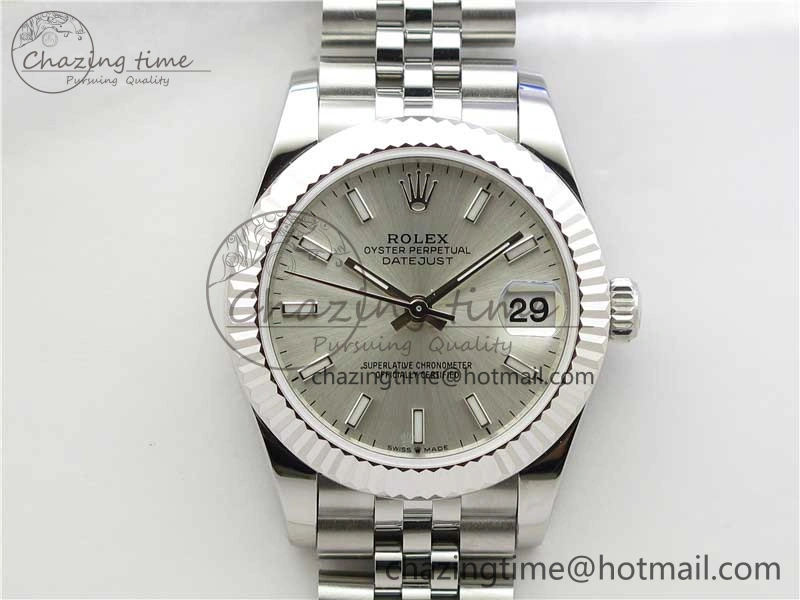 Vibrant Datejust 31mm 278271 SS BP Maker Best Edition Silver Sticks Marker Dial on Jubilee Bracelet 10408