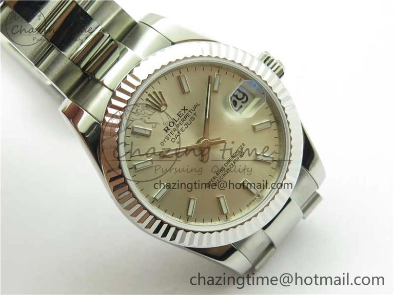 Datejust 31mm 278271 SS BP Maker Best Edition Silver Sticks Marker Dial on Oyster Bracelet ZeroBulk 10401