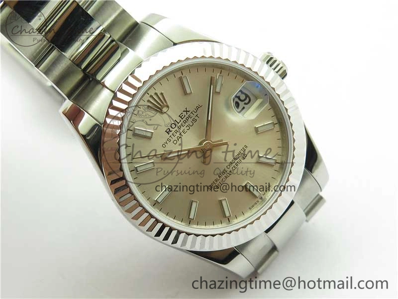Datejust 31mm 278271 SS BP Maker Best Edition Silver Sticks Marker Dial on Oyster Bracelet ZeroBulk 10401