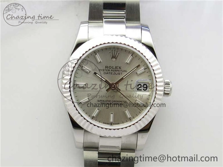 Datejust 31mm 278271 SS BP Maker Best Edition Silver Sticks Marker Dial on Oyster Bracelet ZeroBulk 10401