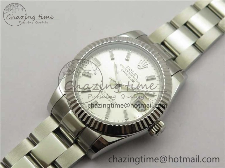 Datejust 31mm 278271 SS BP Maker Best Edition Silver Sticks Marker Dial on Oyster Bracelet ZeroBulk 10401