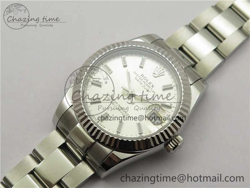 Datejust 31mm 278271 SS BP Maker Best Edition Silver Sticks Marker Dial on Oyster Bracelet ZeroBulk 10401