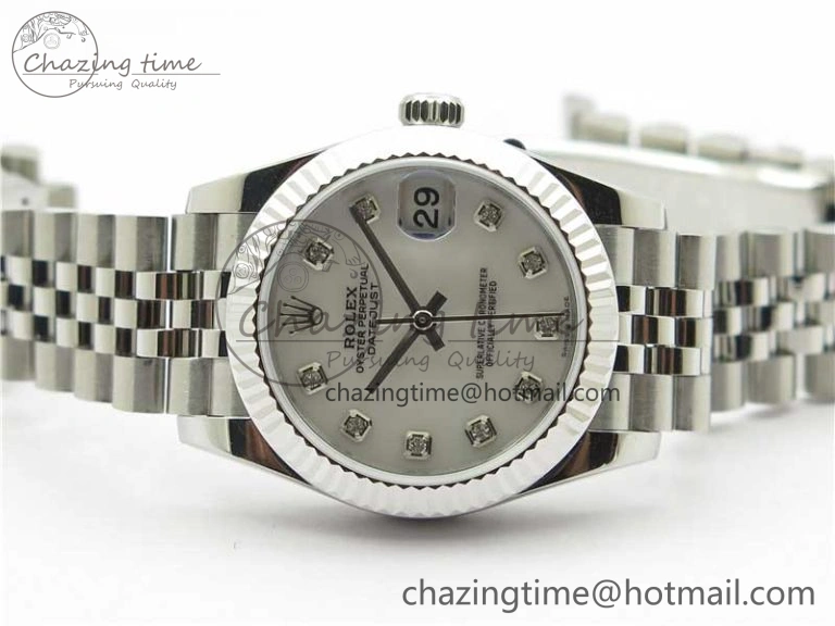 Efficient Datejust 31mm 278271 SS BP Maker Best Edition White MOP Crystal Dial on Jubilee Bracelet 10407