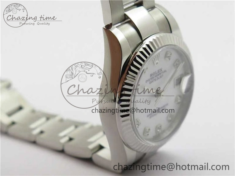 Seasonal Datejust 31mm 278271 SS BP Maker Best Edition White MOP Crystal Dial on Oyster Bracelet 10424