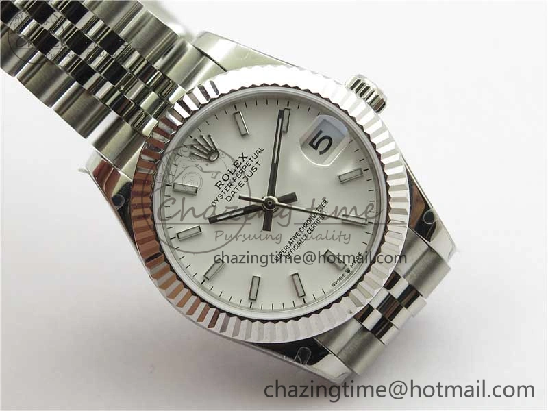 Minimalist Datejust 31mm 278271 SS BP Maker Best Edition White Sticks Marker Dial on Jubilee Bracelet 10406