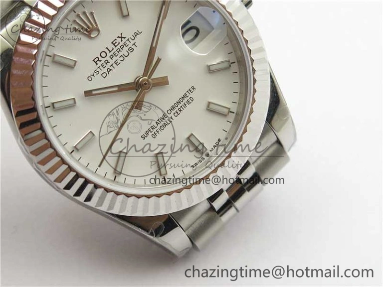 Minimalist Datejust 31mm 278271 SS BP Maker Best Edition White Sticks Marker Dial on Jubilee Bracelet 10406