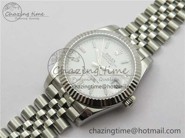 Minimalist Datejust 31mm 278271 SS BP Maker Best Edition White Sticks Marker Dial on Jubilee Bracelet 10406