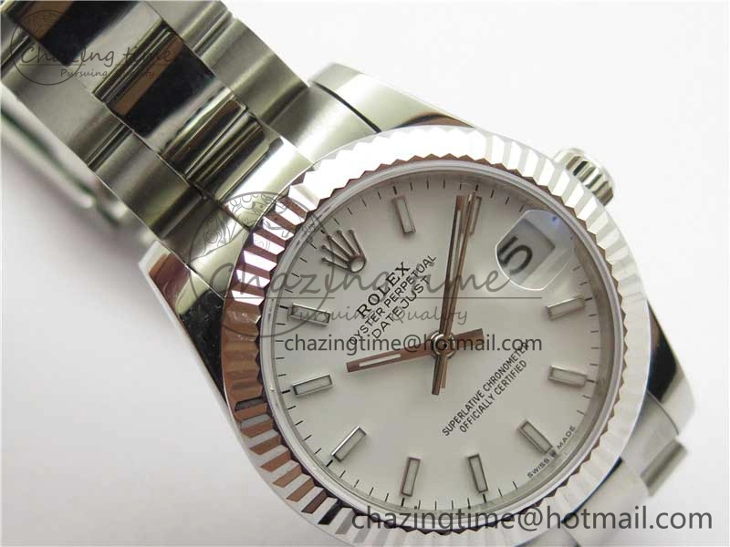 SmartChoice Datejust 31mm 278271 SS BP Maker Best Edition White Sticks Marker Dial on Oyster Bracelet 2757