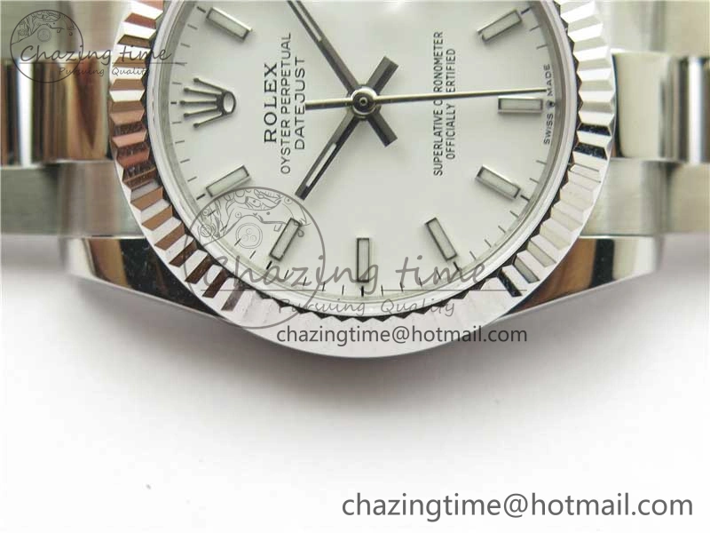 SmartChoice Datejust 31mm 278271 SS BP Maker Best Edition White Sticks Marker Dial on Oyster Bracelet 2757