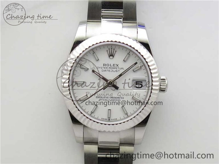 SmartChoice Datejust 31mm 278271 SS BP Maker Best Edition White Sticks Marker Dial on Oyster Bracelet 2757