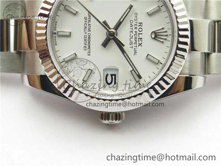 SmartChoice Datejust 31mm 278271 SS BP Maker Best Edition White Sticks Marker Dial on Oyster Bracelet 2757