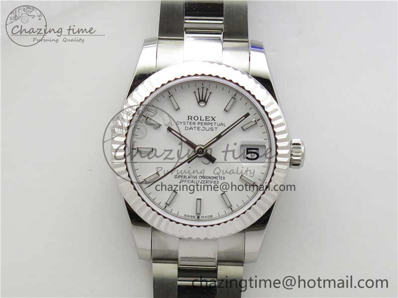 SmartChoice Datejust 31mm 278271 SS BP Maker Best Edition White Sticks Marker Dial on Oyster Bracelet 2757