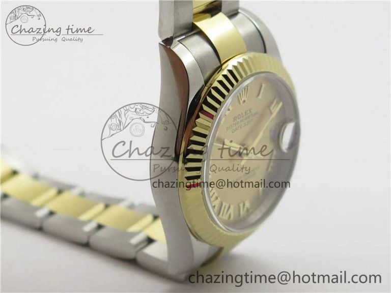 Lightweight Datejust 31mm 278273 SS YG BP Maker Best Edition Gold Roman Dial on SS YG Oyster Bracelet 10388