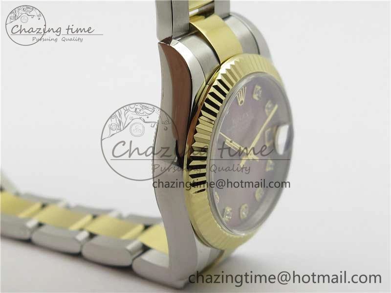 Datejust 31mm 278273 SS YG BP Maker Best Edition Gray MOP Diamonds Dial on SS YG Oyster Bracelet OnTrend 10393