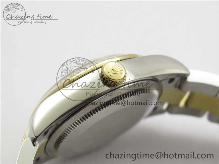 WaterResistant Datejust 31mm 278273 SS YG BP Maker Best Edition Gray Sticks Markers Dial on SS YG Oyster Bracelet 2716