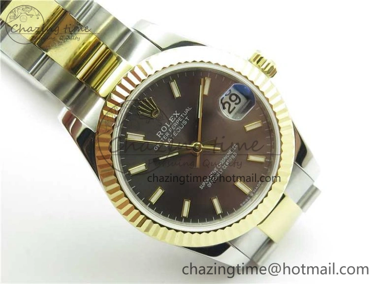WaterResistant Datejust 31mm 278273 SS YG BP Maker Best Edition Gray Sticks Markers Dial on SS YG Oyster Bracelet 2716