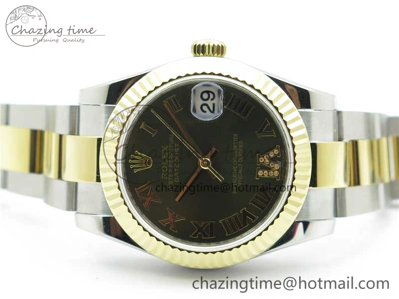 Datejust 31mm 278273 SS YG BP Maker Best Edition Green Roman Dial on SS YG Oyster Bracelet SunProtective 2709