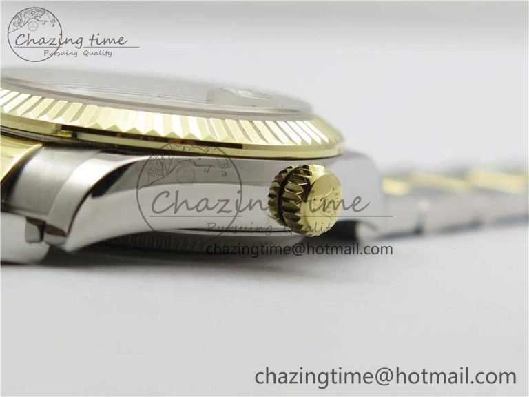 TechFriendly Datejust 31mm 278273 SS YG BP Maker Best Edition Purple Roman Dial on SS YG Oyster Bracelet 2711