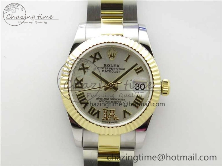 Soft Datejust 31mm 278273 SS YG BP Maker Best Edition Silver Roman Dial on SS YG Oyster Bracelet 10382