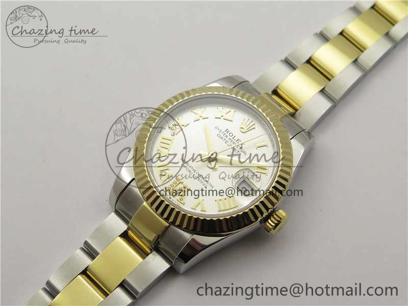 Datejust 31mm 278273 SS YG BP Maker Best Edition Silver Roman Dial on SS YG Oyster Bracelet Affordable 2710