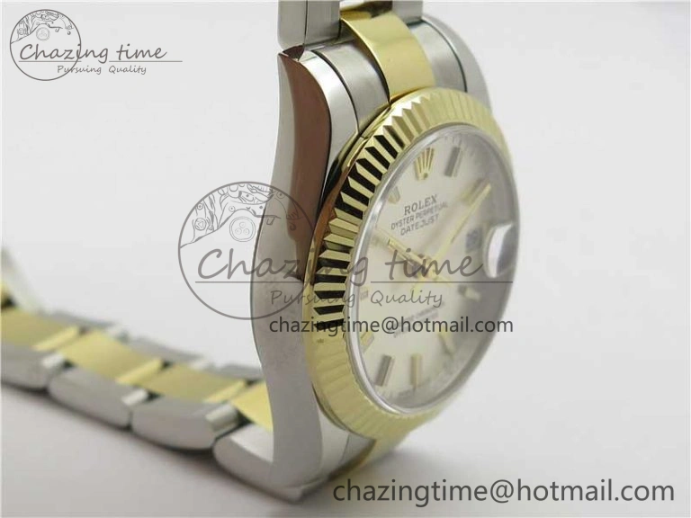 Datejust 31mm 278273 SS YG BP Maker Best Edition Silver Sticks Markers Dial on SS YG Oyster Bracelet Casual 10383
