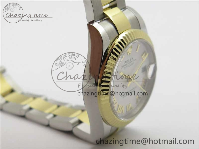 Datejust 31mm 278273 SS YG BP Maker Best Edition White Roman Dial on SS YG Oyster Bracelet Practical 10397