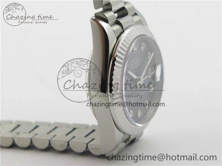 WrinkleFree Datejust 31mm 278275 SS BP Maker Best Edition Gray MOP Crystals Markers Dial on SS President Bracelet 3093