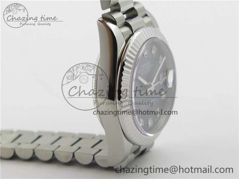 WrinkleFree Datejust 31mm 278275 SS BP Maker Best Edition Gray MOP Crystals Markers Dial on SS President Bracelet 3093