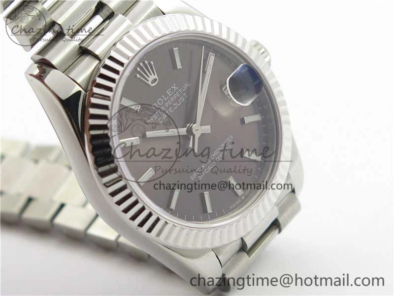 Datejust 31mm 278275 SS BP Maker Best Edition Gray Stick Markers Dial on SS President Bracelet Colorful 10518