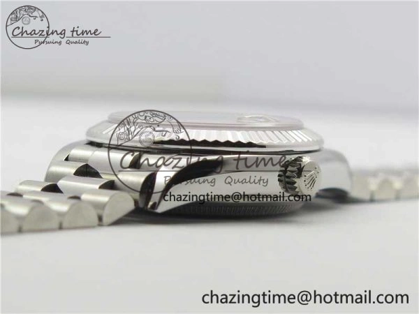 Functional Datejust 31mm 278275 SS BP Maker Best Edition Purple Roman Dial Crystal @6 on SS President Bracelet 10519