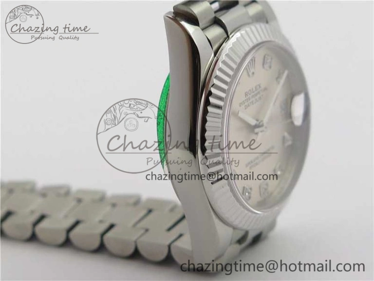 ZeroBulk Datejust 31mm 278275 SS BP Maker Best Edition Silver Crystals Markers Dial on SS President Bracelet 3080