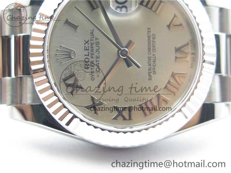 Datejust 31mm 278275 SS BP Maker Best Edition Silver Roman Dial on SS President Bracelet MoistureWicking 3083