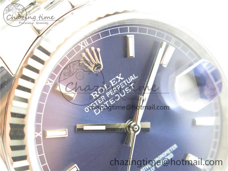 Datejust 36mm 116234 904L SS DJF 1:1 Best Edition Blue Dial Sticks Markers On SS Jubilee Bracelet A OnTrend 10479