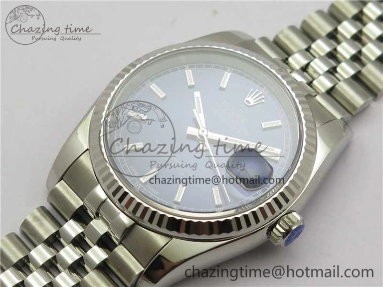 Datejust 36mm 116234 904L SS DJF 1:1 Best Edition Blue Dial Sticks Markers On SS Jubilee Bracelet A OnTrend 10479