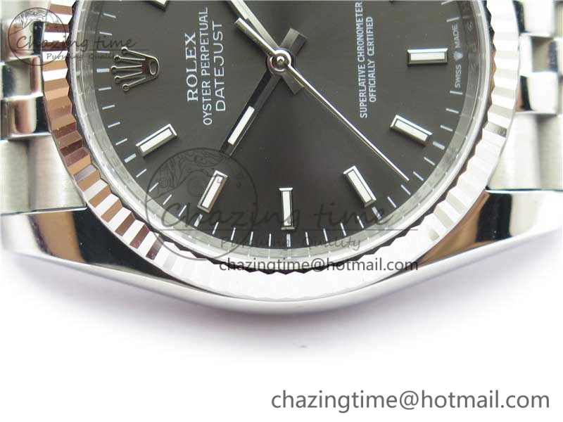 Datejust 36mm 116234 904L SS DJF 1:1 Best Edition Gray Dial Sticks Markers On SS Jubilee Bracelet A QuickDry 2933