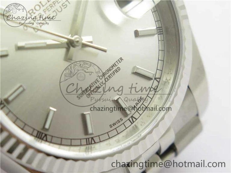 Datejust 36mm 116234 904L SS DJF 1:1 Best Edition Silver Dial Sticks Markers On SS Jubilee Bracelet A Timeless 10473