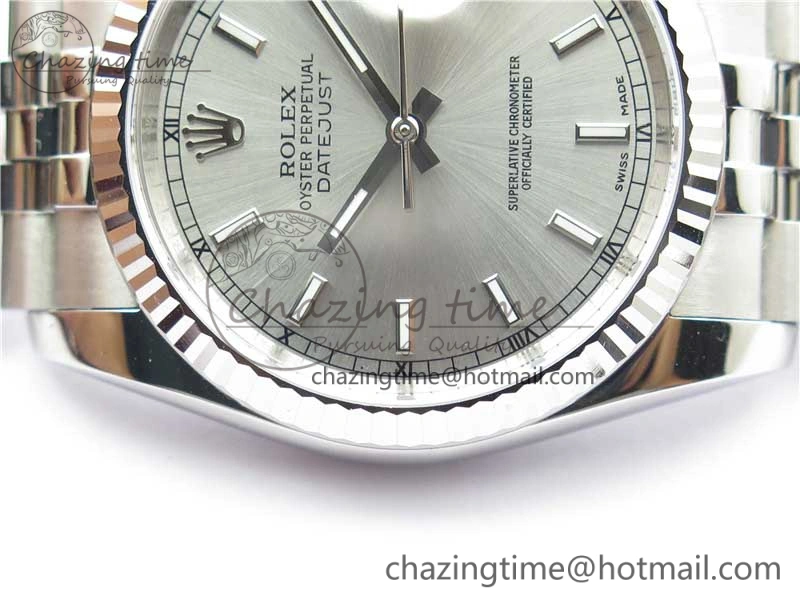 Datejust 36mm 116234 904L SS DJF 1:1 Best Edition Silver Dial Sticks Markers On SS Jubilee Bracelet A Timeless 10473