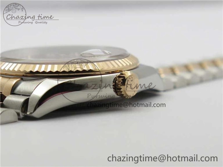 DailyWear Datejust 36mm 116234 904L SS RG DJF 1:1 Best Edition Brown Dial Diam Markers On SS RG Jubilee Bracelet A 10468