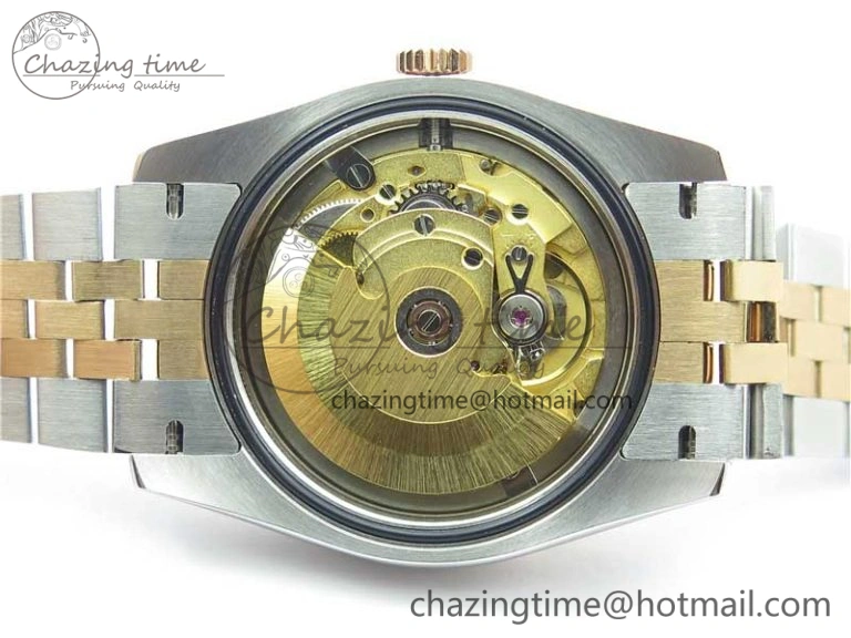 DailyWear Datejust 36mm 116234 904L SS RG DJF 1:1 Best Edition Brown Dial Diam Markers On SS RG Jubilee Bracelet A 10468