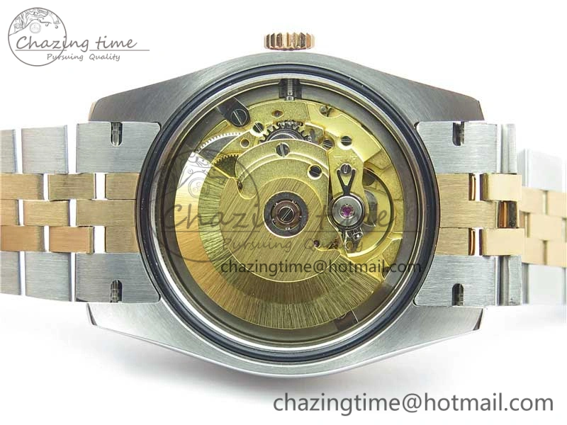 DailyWear Datejust 36mm 116234 904L SS RG DJF 1:1 Best Edition Brown Dial Diam Markers On SS RG Jubilee Bracelet A 10468