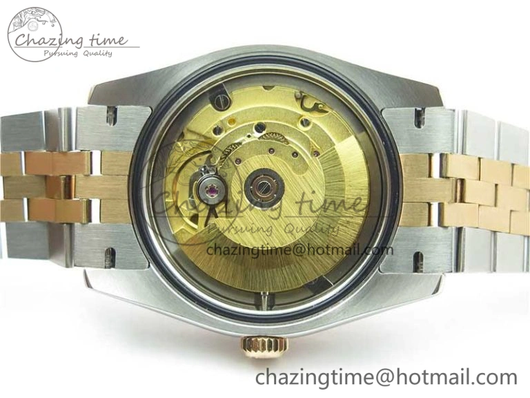 DailyWear Datejust 36mm 116234 904L SS RG DJF 1:1 Best Edition Brown Dial Diam Markers On SS RG Jubilee Bracelet A 10468