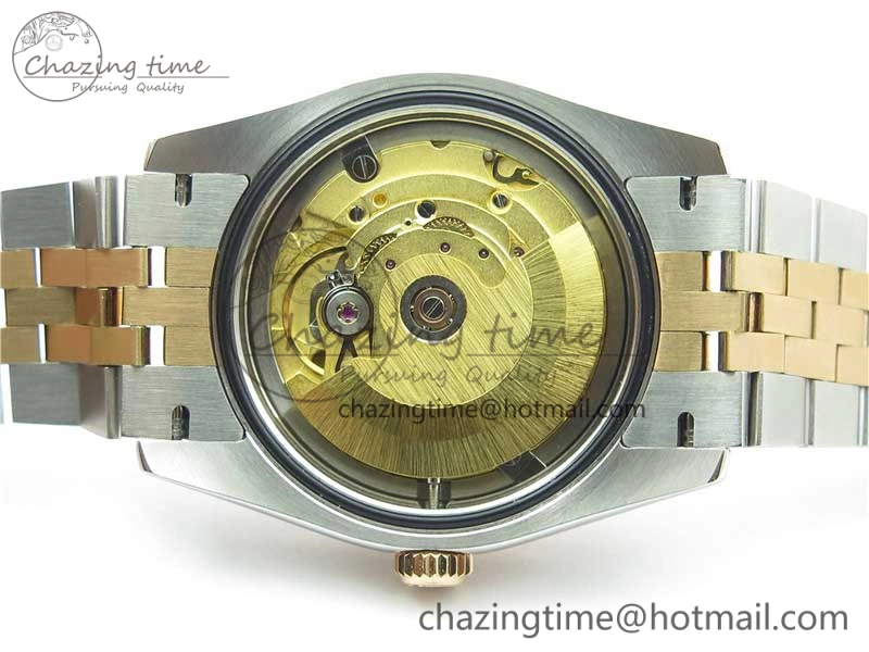 DailyWear Datejust 36mm 116234 904L SS RG DJF 1:1 Best Edition Brown Dial Diam Markers On SS RG Jubilee Bracelet A 10468