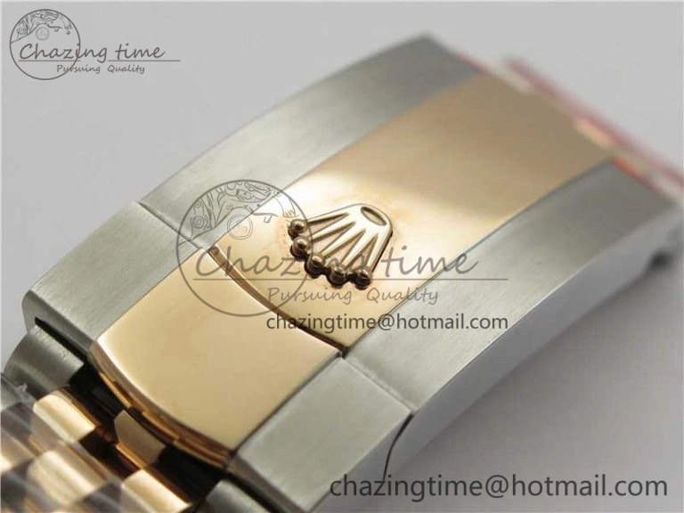 DailyWear Datejust 36mm 116234 904L SS RG DJF 1:1 Best Edition Brown Dial Diam Markers On SS RG Jubilee Bracelet A 10468