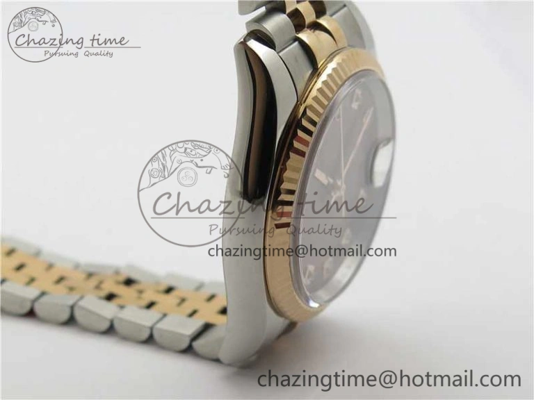 DailyWear Datejust 36mm 116234 904L SS RG DJF 1:1 Best Edition Brown Dial Diam Markers On SS RG Jubilee Bracelet A 10468