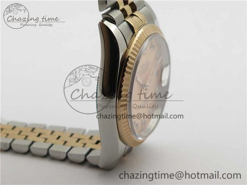 Datejust 36mm 116234 904L SS RG DJF 1:1 Best Edition RG Dial Diam Markers On SS RG Jubilee Bracelet A Sleek 2930